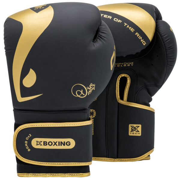 Golden Boxing Gloves – Premium Leather Gloves for Training & Professional Fights