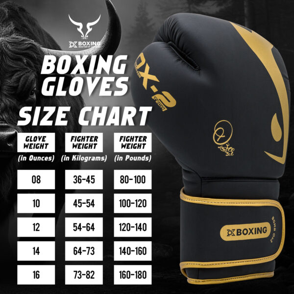 Golden Boxing Gloves – Premium Leather Gloves for Training & Professional Fights - Image 6