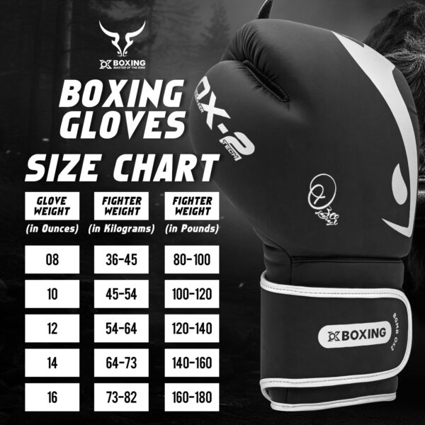 Black & White Boxing Gloves – Durable Training Gloves for Boxing & Fitness - Image 6