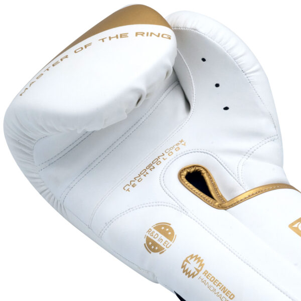 White Boxing Gloves – Professional Training, Sparring & Kickboxing Gloves - Image 5