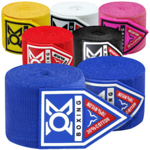Blue Boxing Hand Wraps – Durable, Stretchable & Comfortable