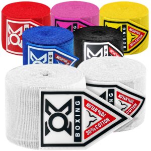 White Boxing Hand Wraps – Professional Training Protection