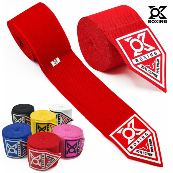 Red Boxing Hand Wraps – Strong, Durable & Professional Support - Image 7