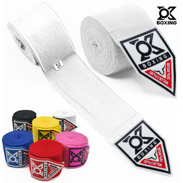 White Boxing Hand Wraps – Professional Training Protection - Image 7