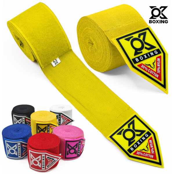Yellow Boxing Hand Wraps – Bright, Durable & Protective - Image 7